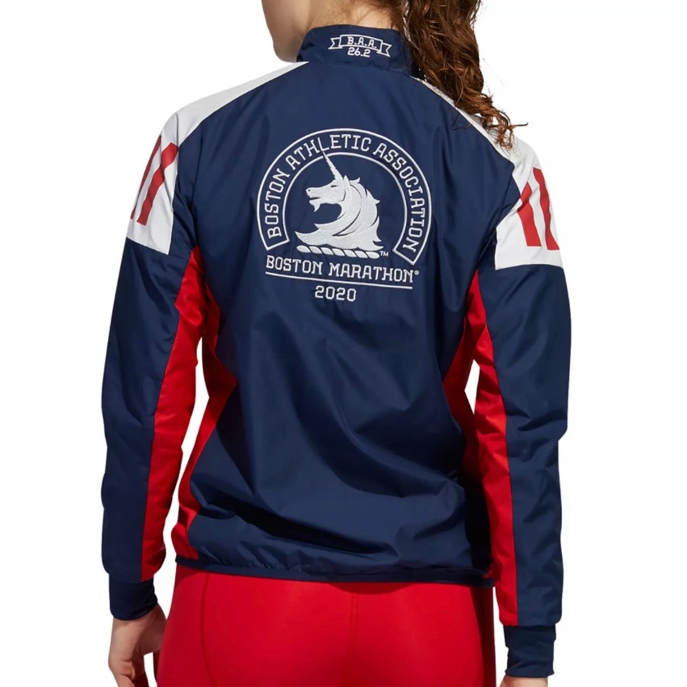 NWT Adidas Women’s Running Carrera Unicorn Jacket Boston Marathon 2020